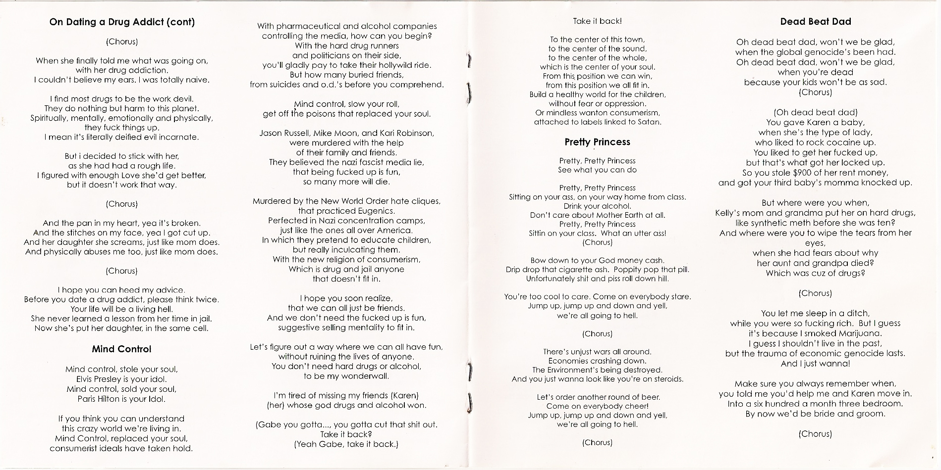 Click Here for next page of Album Cover